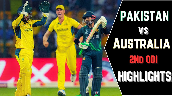 Australia v Pakistan | Second ODI | ODI Series 2024-25 2Nd ODI HIGHLIGHTS | PAK Tour of AUS Gamepay