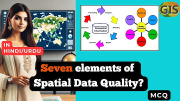 Seven elements of Spatial Data Quality | Spatial Data Quality #GIS in HINDI URDU