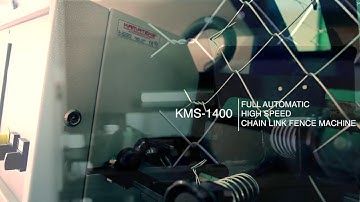 KMS-1400 / Twister Bending System / High Speed Chain Link Fence Machine