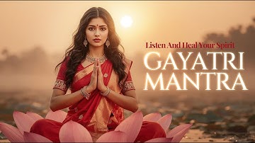 ☀️108𝐓𝐈𝐌𝐄𝐒  When Life Hurts, Listen & Heal Your Spirit 💖 Gayatri Mantra