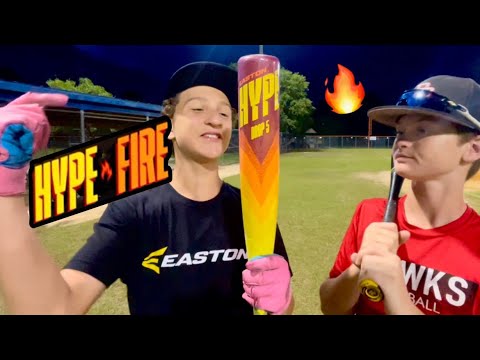 Hitting w the 2024 EASTON HYPE FIRE  USSSA Baseball Bat review 