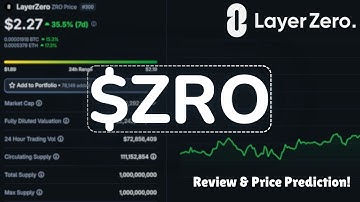 LayerZero Review & ZRO Coin Price Prediction! Big Acquisition!