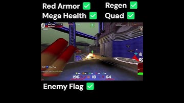 all the enemy items are mine #ctf #gaming #quakelive