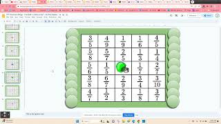 Simplifying Fractions Bingo - Football Version