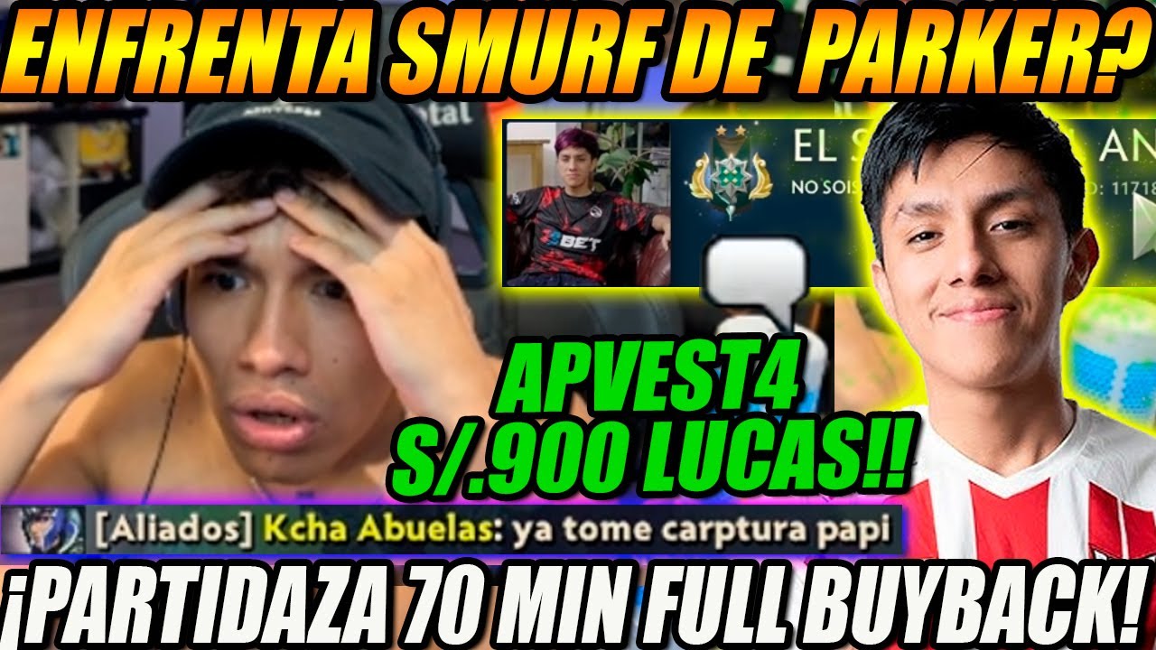 BUTI apvest4 S/900 lucas y lo emparejan con SMURF de PARKER?!😱| se juega su TI en partidaza 1 HORA😲