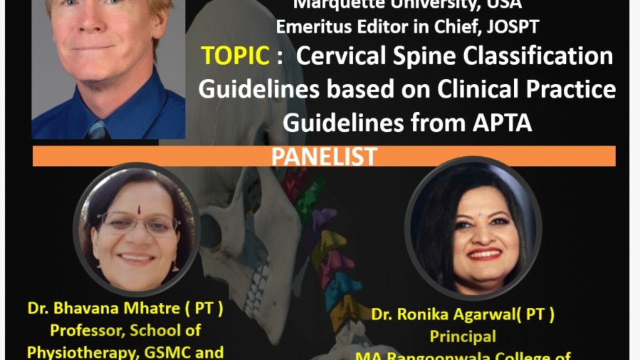 Cervical spine classification guidelines based on clinical practice guidelines from APTA by Dr. Guy