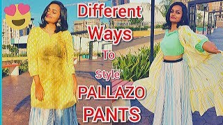Different Looks And Ways To Style A Pallazo Pant Gayathri S