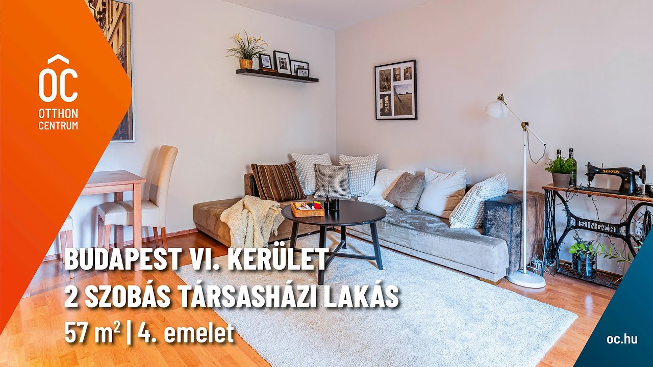 ELADÓ LAKÁS - Budapest 06, Belső VI. / társasházi lakás / tégla / 2 szoba / 57 m²