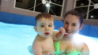 Swimming With Mommy and Daddy! (11.7.14)