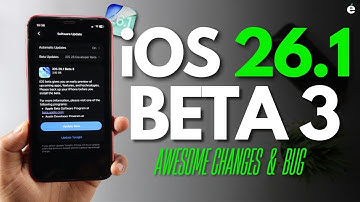 iOS 26.1 beta 3 | Awesome Features & Changes & Major Bug - What