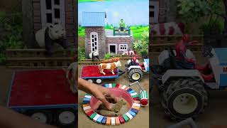 diy tractor video mini water pump science project #diyminitractor13 #cartoon #ytshorts