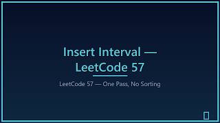 Hindi - Insert Interval 🚀 | LeetCode 57 Explained (Easy Approach) #like #cpp #interview #dsa