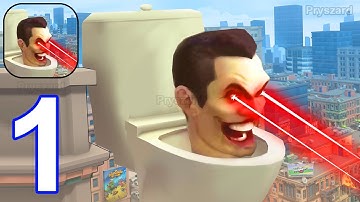 Skibidi Toilet Defense - Gameplay Walkthrough Part 1 Skibidi Toilet War (iOS, Android)