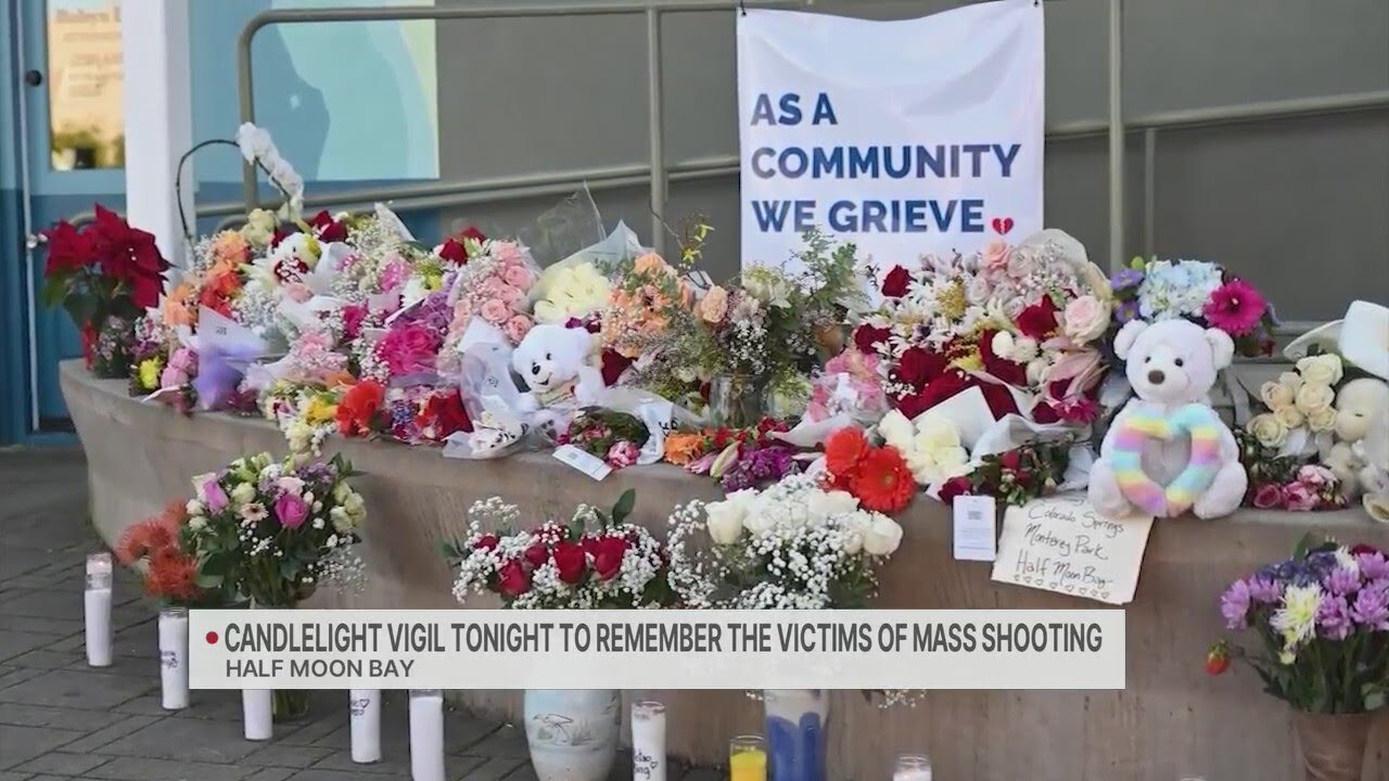 Half Moon Bay candlelight vigil Friday to remember mass shooting victims