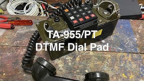 E27b - TA-955/PT DTMF Dial Pad for TA-312/PT