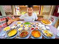 Turkish Food - World&#39;s BIGGEST Breakfast + Amazing 180 Year Old Kebab in Afyon, Turkey!!