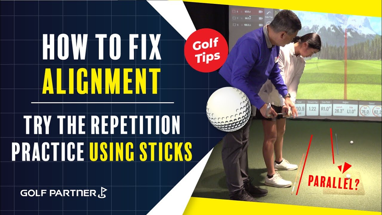 How to fix alignment [ Golf Tips Vol.27 by Ted Oh ] - YouTube