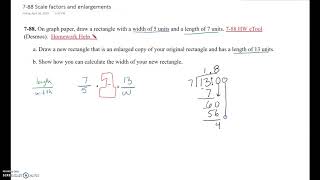 CC1: 7-88 Scale Factors and Enlargements