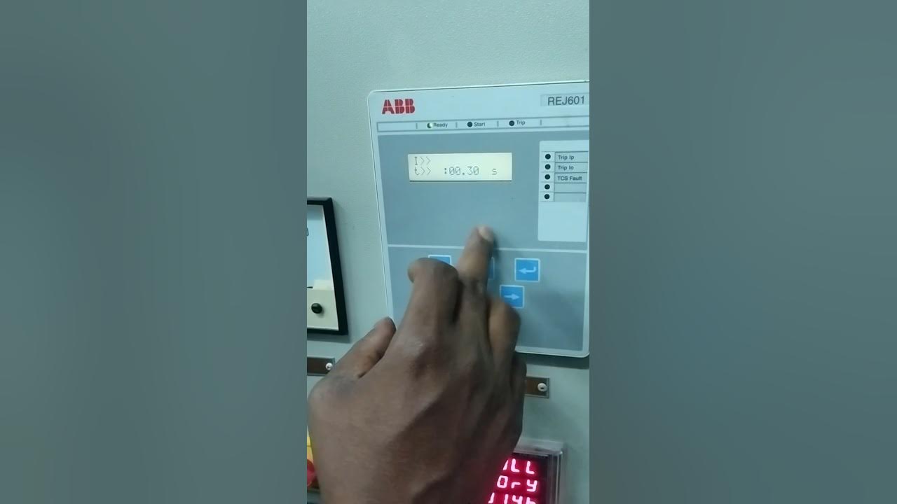 REJ601 (ABB) Relay setting YouTube
