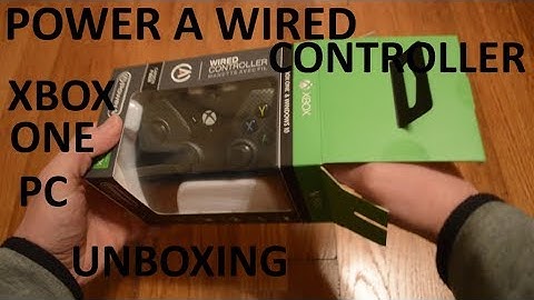 Unboxing PowerA Wired Controller For XBox One And Windows 10 (Black Carbon Fiber)