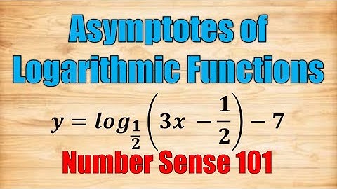 Asymptotes of Logarithmic Functions