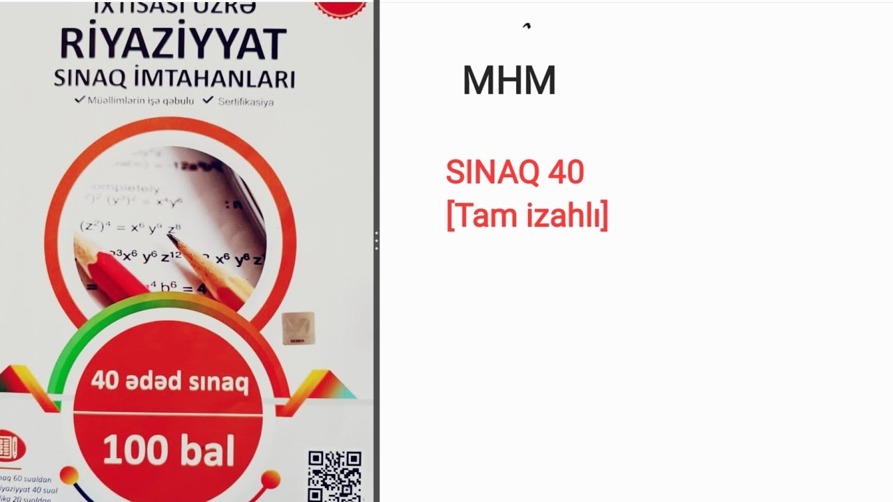 MHM SINAQ 40 (TAM IZAHLI)