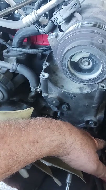2004 Chevy Silverado power steering pump replacement nut and bolt size
