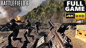 Battlefield 6 Campaign Gameplay Walkthrough FULL GAME - PC 4K 60FPS No Commentary