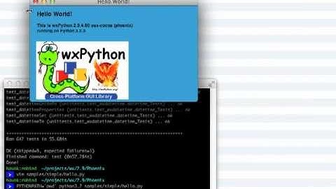 wxPython for Python 3!