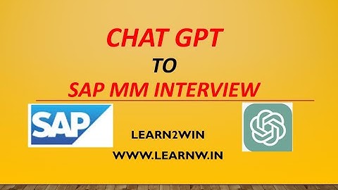 Interview with chatgpt| sap mm interview with chatgpt | interview questions and answers in chatgpt
