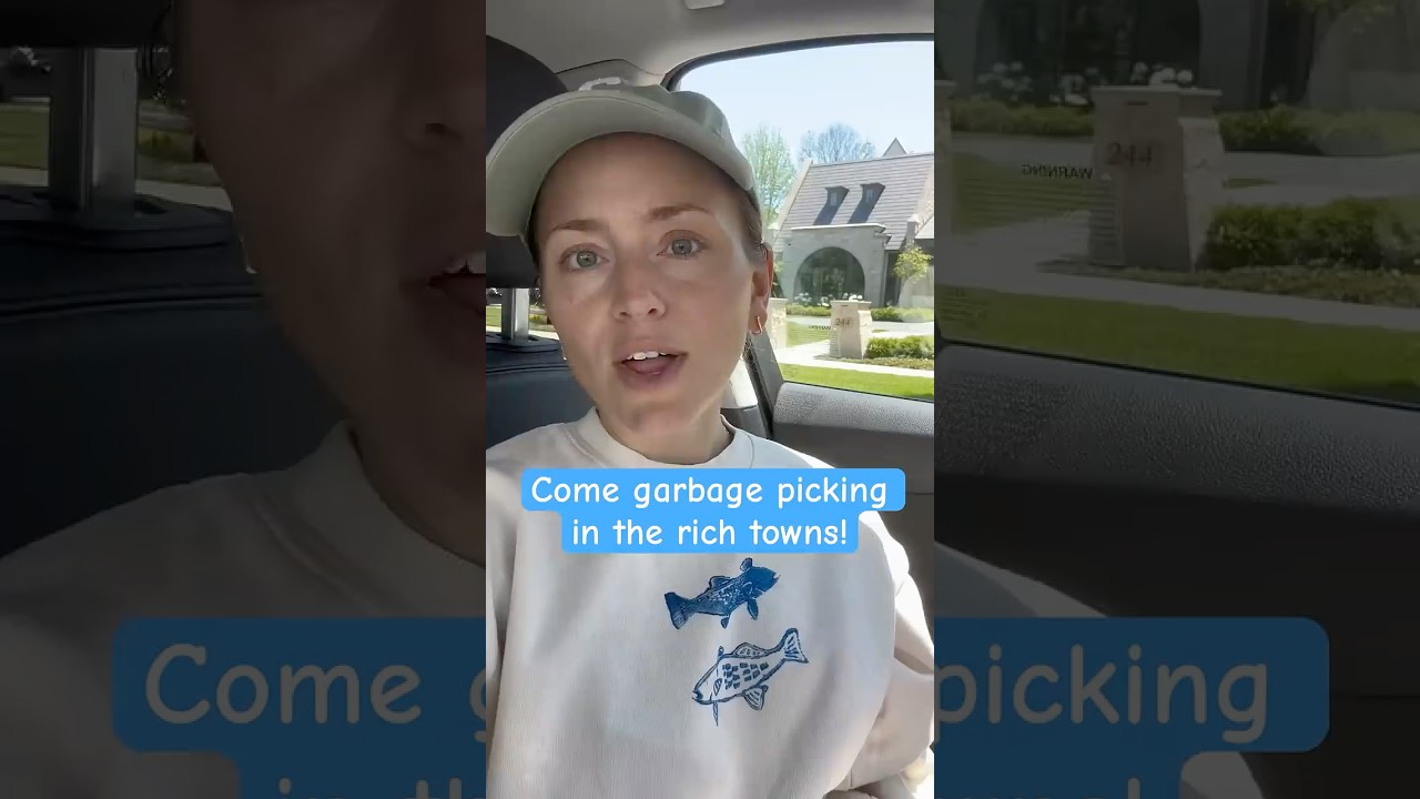 Garbage picking the rich! 