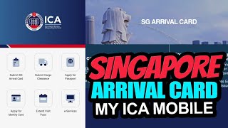 Singapore Arrival Card Registration Guide | SGAC My ICA Moble Guide screenshot 1