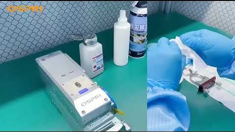 How to Clean and Replace Cutting Protective Window of OSPRI LC40 Cutting Head