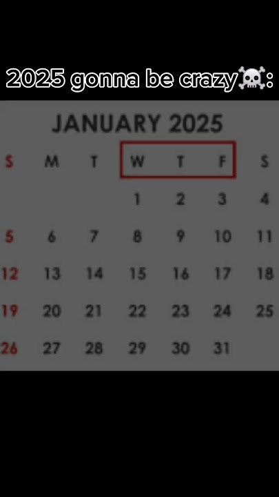 WTF #meme #2025 #calendar #word