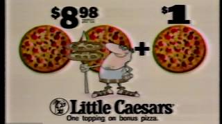 1994 Little Cesars Pizza Commercial