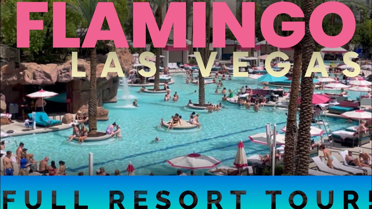 Flamingo 🦩 Hotel Las Vegas FULL Resort tour! Rooms, Pool where to dine  monorail 