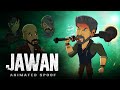 Jawan movie  the metro hijacker  comedy animated spoof  cartoon smash