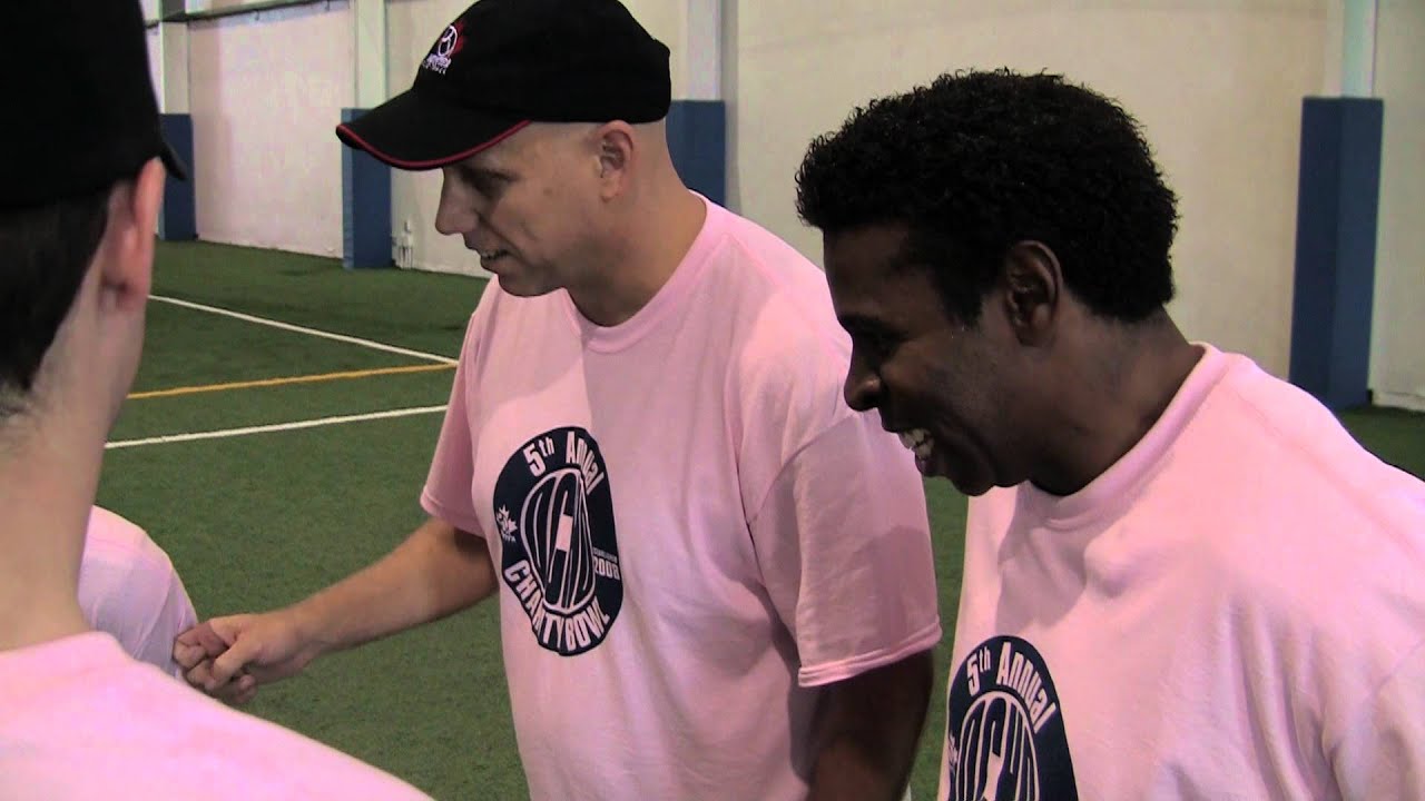 OCHO Bowl 2012 Pinball Clemons in the huddle with Joe C YouTube