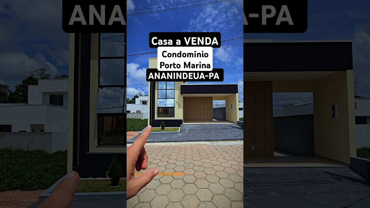 CASA A VENDA NO CONDOMÍNIO PORTO MARINA. QUER COMPRAR OU VENDER IMÓVEIS?! ENTRA EM CONTATO 