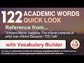122 Academic Words Quick Look Ref from 
