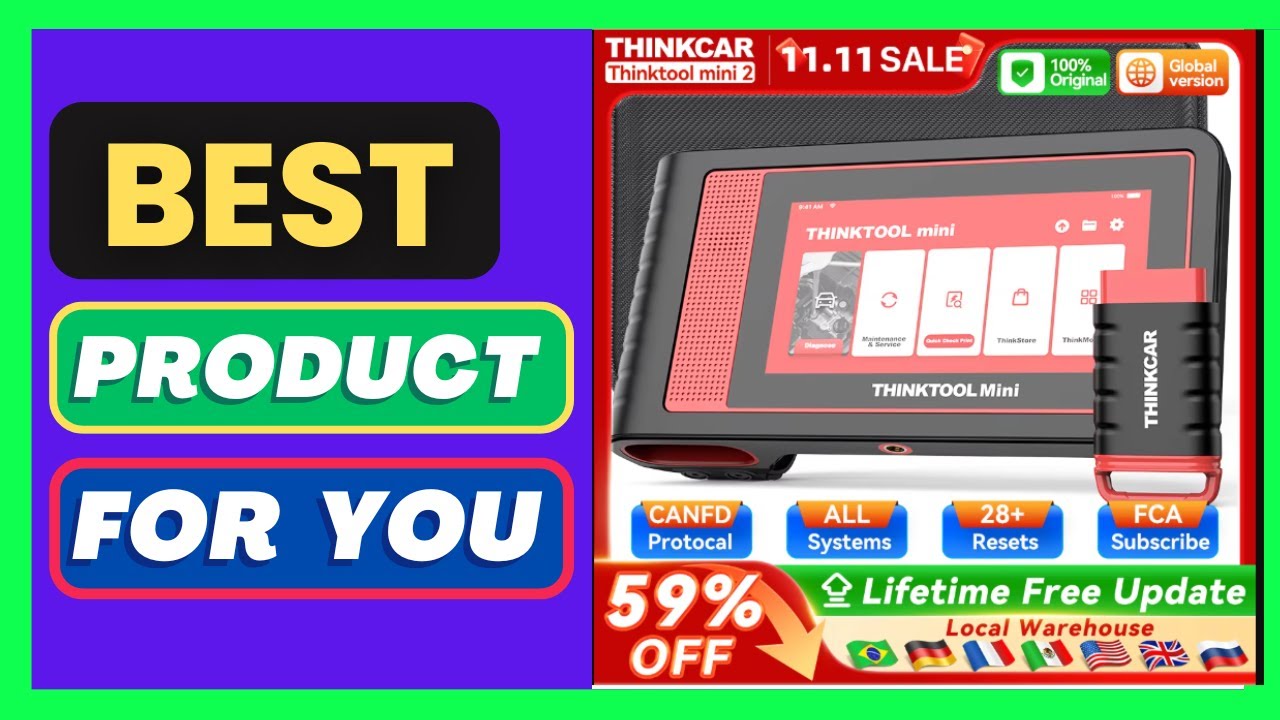THINKCAR THINKTOOL MINI 2 CANFD Auto Car  Diagno