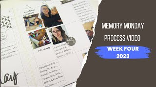 Memory Planner Process Video/ Week Four of 2023