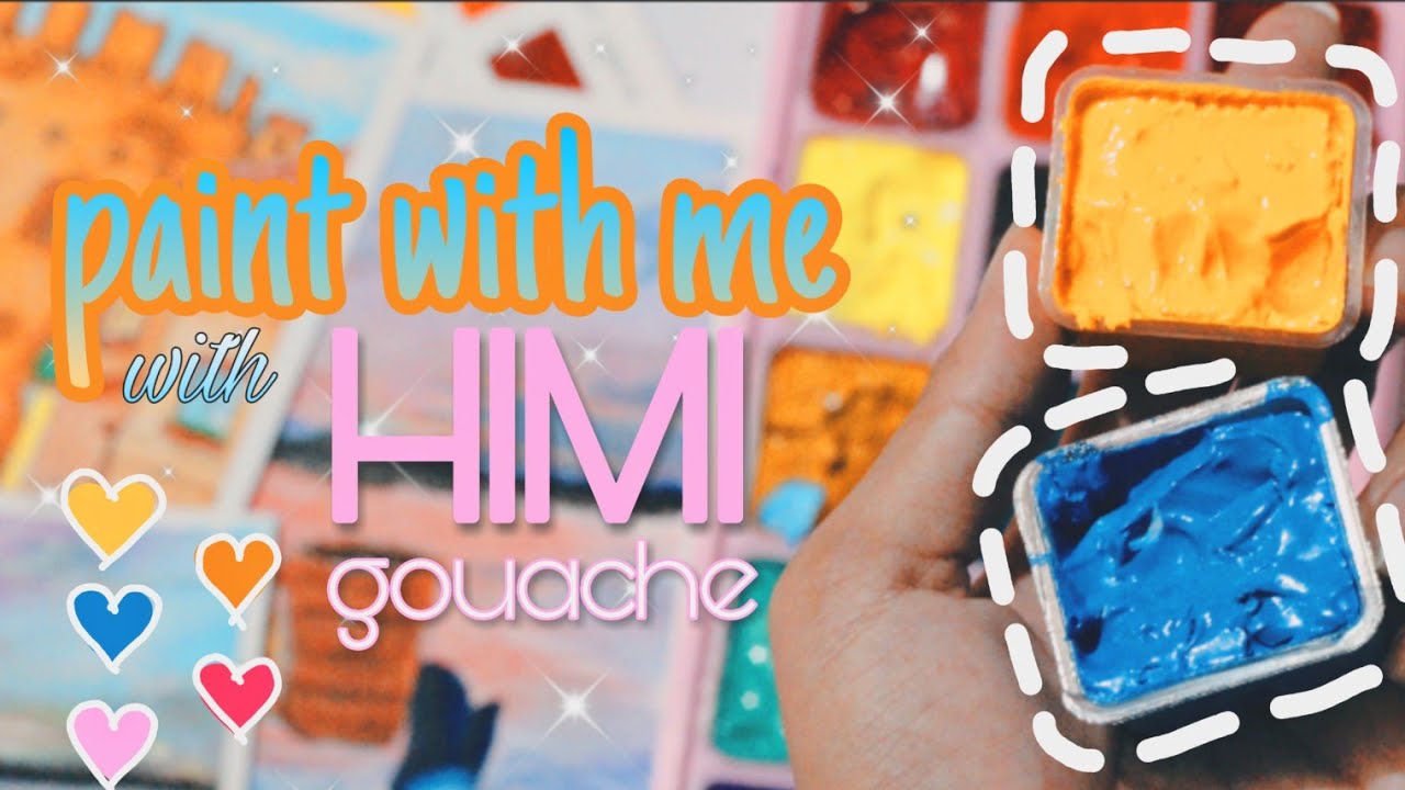 Paint with me using HIMI gouache ️ Philippines - YouTube