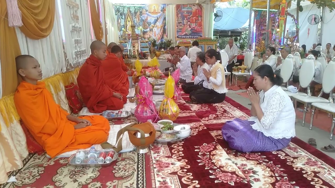 បុណ្យខួប លោកគ្រូចេតនា ឃុំអន្លង់វិល ស្រុកសង្កែ ខេត្តបាត់ដំបង 