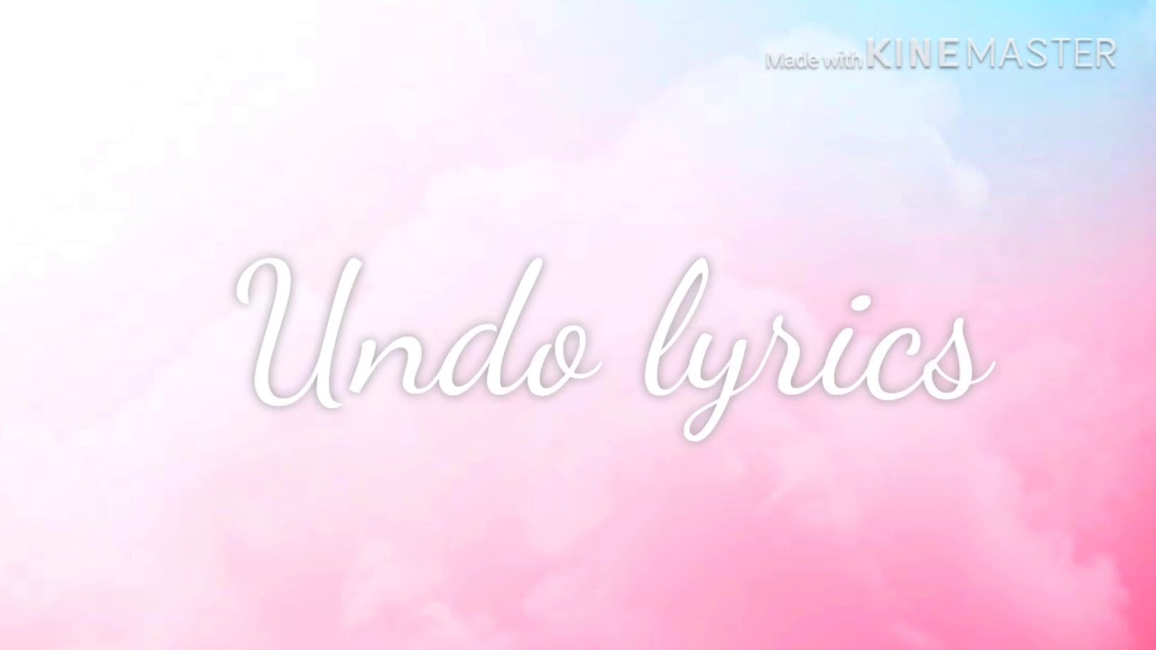 || Undo lyrics || Nightcore || Sanna Nielsen ||