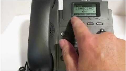 Placing a call on hold/conference in a call using a Yealink SIP-T19P phone