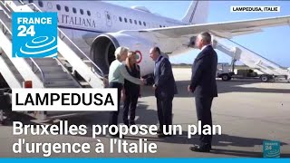 Lampedusa : Bruxelles propose un plan d'urgence à l'Italie • FRANCE 24