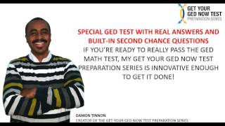 GED MATH PRACTICE TEST 2016