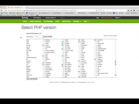 Change PHP Version on cPanel