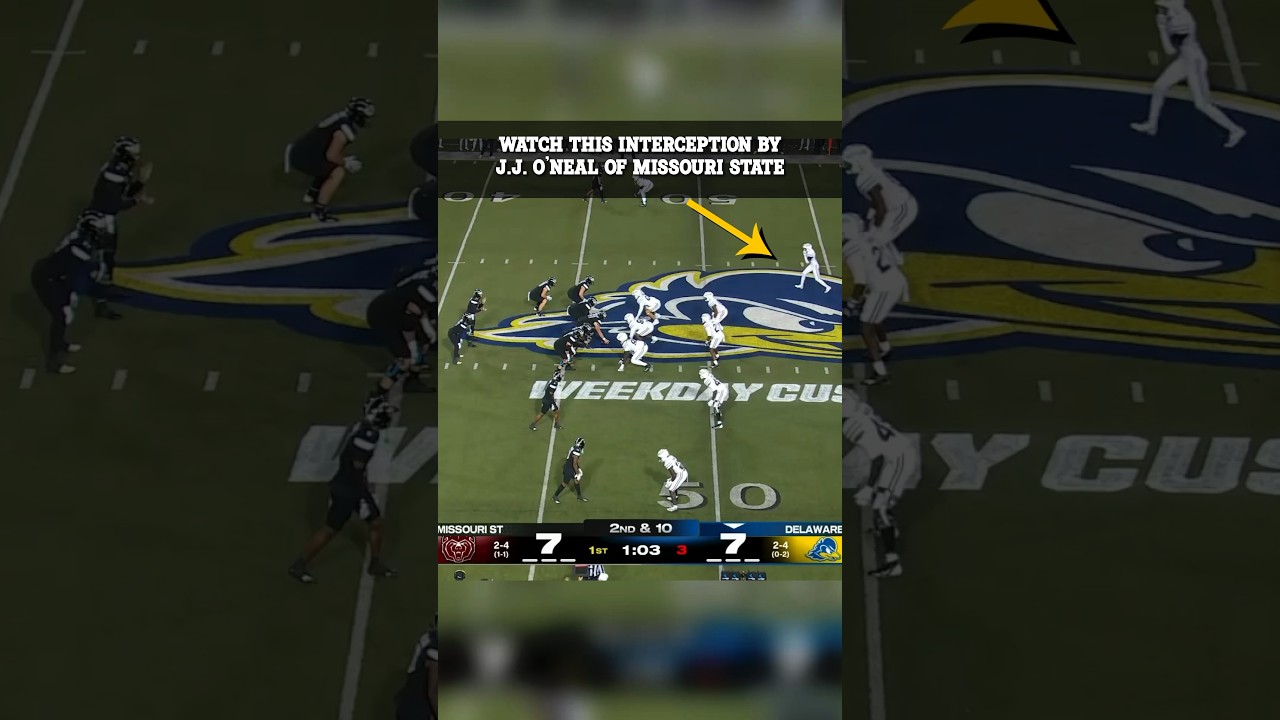 What An Interception by J.J. O’Neal of Missouri State